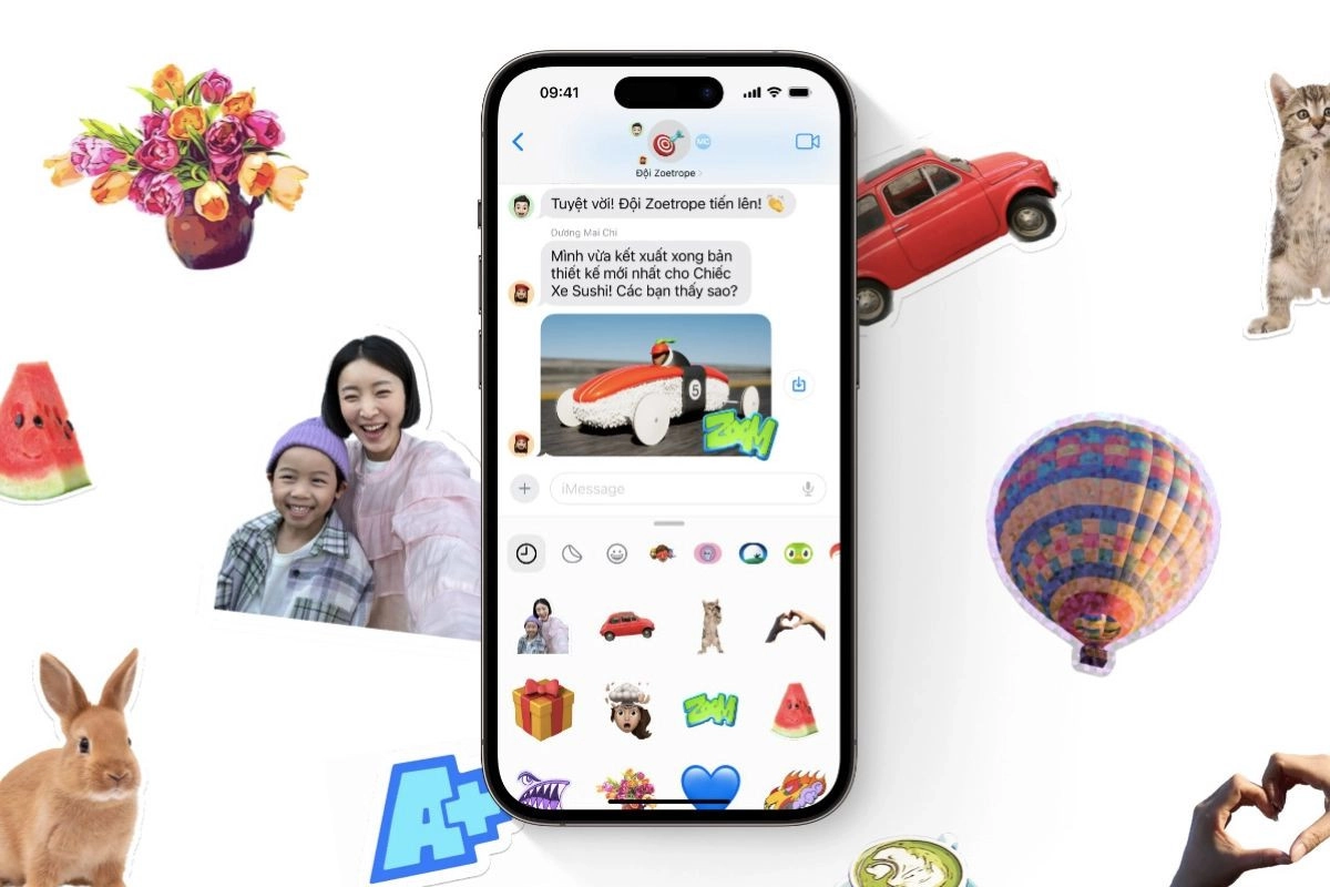 Live sticker thú vị