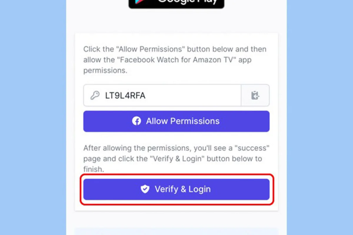 Mở Lại Trình Duyệt và Verify & Login