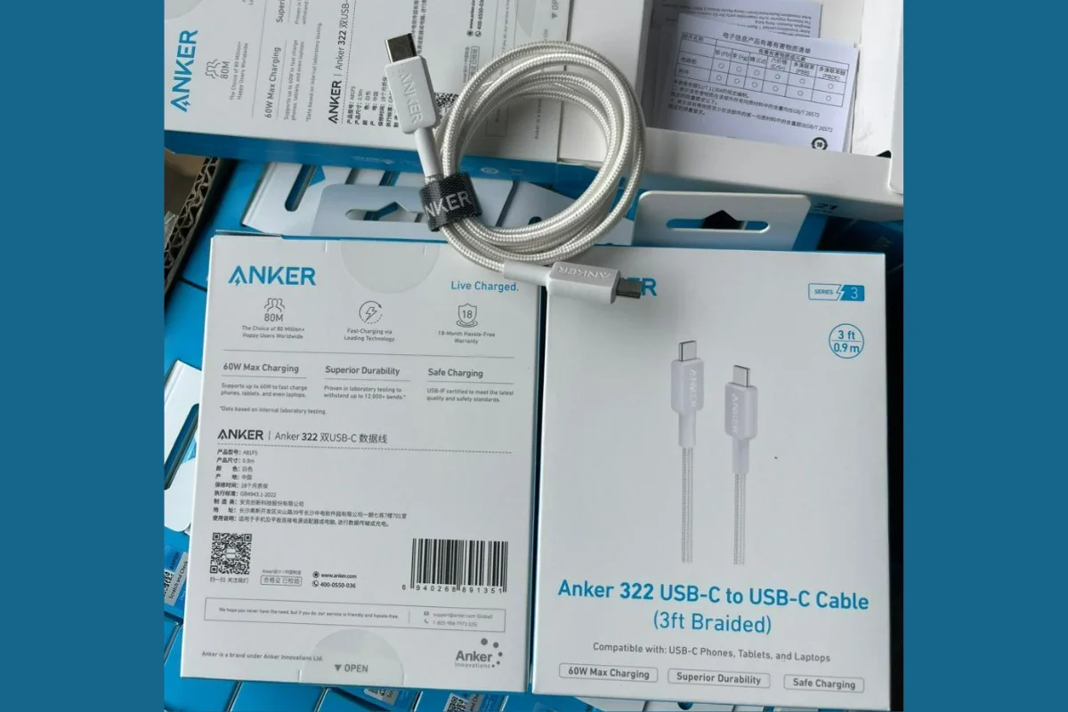 Mua Cáp Type-C to Type-C Anker 322 A81F5 0.9m chính hãng, uy tín tại Shop.ThanhTrungMobile