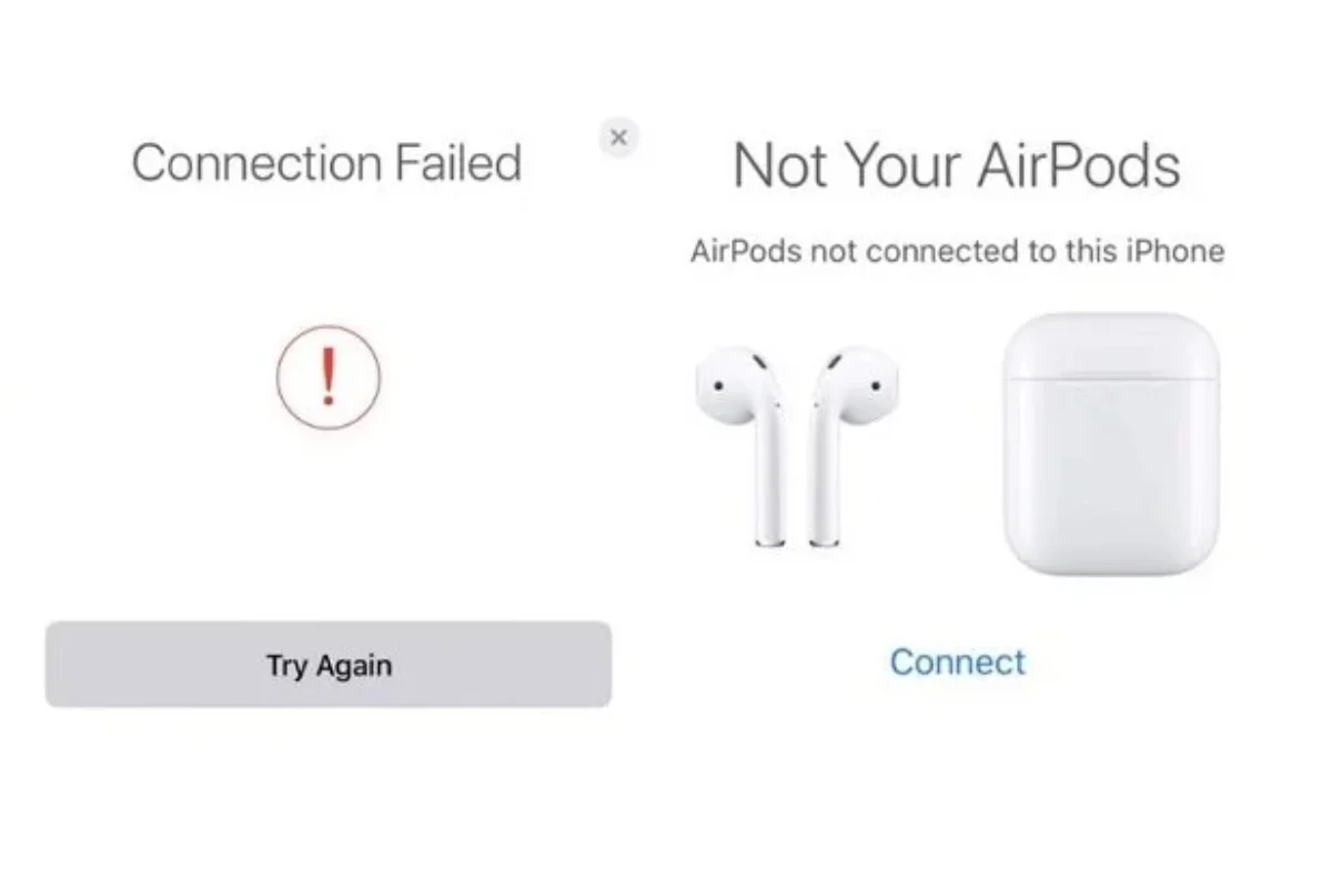 Dấu hiệu nhận biết Airpods lỗi mất kết nối